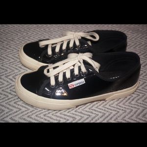 Superga x Alexa Chung edition sneakers in BLACK